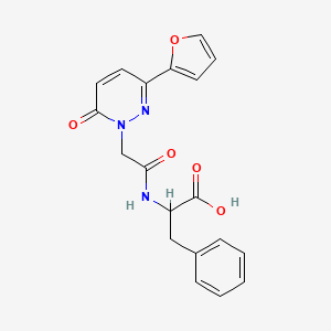 N-{[3-(2-furyl)-6-oxo-1(6H)-pyridazinyl]acetyl}phenylalanine