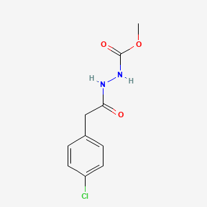 methyl 2-[(4-chlorophenyl)acetyl]hydrazinecarboxylate