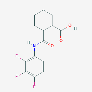 2-{[(2,3,4-trifluorophenyl)amino]carbonyl}cyclohexanecarboxylic acid