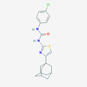 molecular formula C20H22ClN3OS B451685 N-[4-(1-adamantyl)-1,3-thiazol-2-yl]-N'-(4-chlorophenyl)urea 
