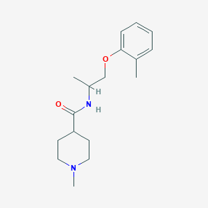 1-methyl-N-[1-methyl-2-(2-methylphenoxy)ethyl]-4-piperidinecarboxamide