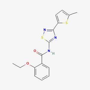 2-ethoxy-N-[3-(5-methyl-2-thienyl)-1,2,4-thiadiazol-5-yl]benzamide