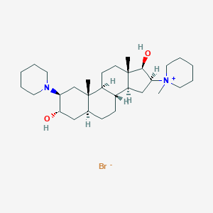 molecular formula C₃₀H₅₃BrN₂O₂ B045169 去乙酰维库溴化物 CAS No. 73319-30-9