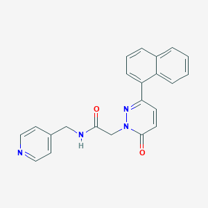 2-[3-(1-naphthyl)-6-oxo-1(6H)-pyridazinyl]-N-(4-pyridinylmethyl)acetamide