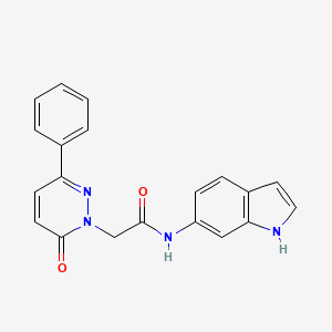 N-1H-indol-6-yl-2-(6-oxo-3-phenyl-1(6H)-pyridazinyl)acetamide