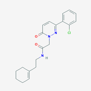 2-[3-(2-chlorophenyl)-6-oxo-1(6H)-pyridazinyl]-N-[2-(1-cyclohexen-1-yl)ethyl]acetamide