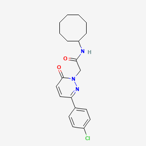 2-[3-(4-chlorophenyl)-6-oxo-1(6H)-pyridazinyl]-N-cyclooctylacetamide