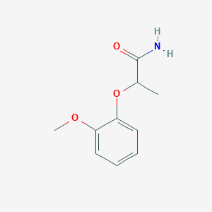 molecular formula C10H13NO3 B4517125 2-(2-methoxyphenoxy)propanamide 