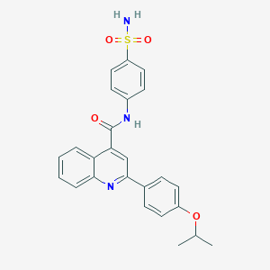 N-[4-(aminosulfonyl)phenyl]-2-(4-isopropoxyphenyl)-4-quinolinecarboxamide
