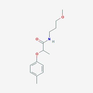 N-(3-methoxypropyl)-2-(4-methylphenoxy)propanamide