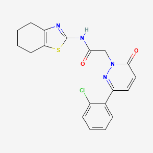 2-[3-(2-chlorophenyl)-6-oxo-1(6H)-pyridazinyl]-N-(4,5,6,7-tetrahydro-1,3-benzothiazol-2-yl)acetamide