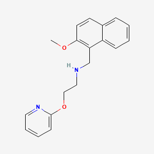 N-[(2-methoxy-1-naphthyl)methyl]-2-(2-pyridinyloxy)ethanamine