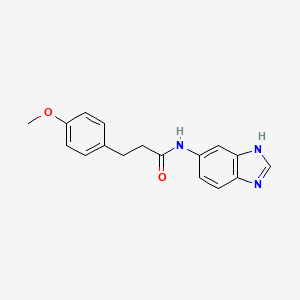 N-1H-benzimidazol-6-yl-3-(4-methoxyphenyl)propanamide