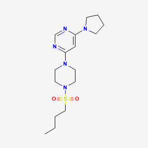 4-[4-(butylsulfonyl)-1-piperazinyl]-6-(1-pyrrolidinyl)pyrimidine