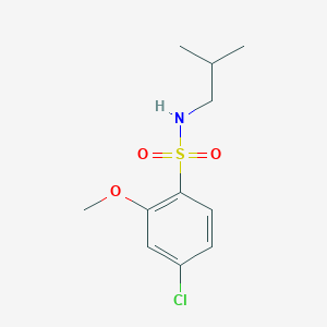 4-chloro-N-isobutyl-2-methoxybenzenesulfonamide