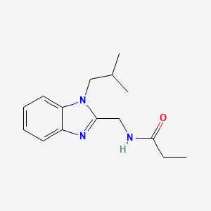 N-[(1-isobutyl-1H-benzimidazol-2-yl)methyl]propanamide