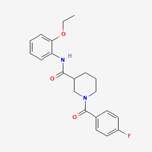 N-(2-ethoxyphenyl)-1-(4-fluorobenzoyl)-3-piperidinecarboxamide