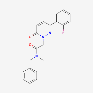 N-benzyl-2-[3-(2-fluorophenyl)-6-oxo-1(6H)-pyridazinyl]-N-methylacetamide