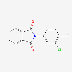 molecular formula C14H7ClFNO2 B4517404 2-(3-chloro-4-fluorophenyl)-1H-isoindole-1,3(2H)-dione 