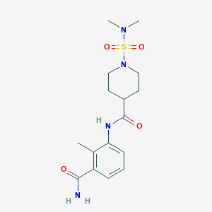 N-[3-(aminocarbonyl)-2-methylphenyl]-1-[(dimethylamino)sulfonyl]-4-piperidinecarboxamide