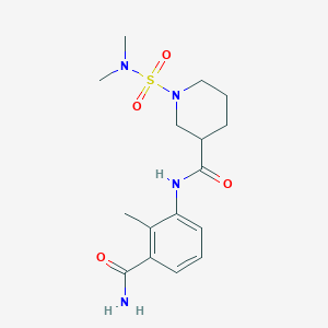 N-[3-(aminocarbonyl)-2-methylphenyl]-1-[(dimethylamino)sulfonyl]-3-piperidinecarboxamide