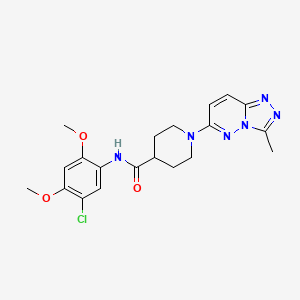 N-(5-chloro-2,4-dimethoxyphenyl)-1-(3-methyl[1,2,4]triazolo[4,3-b]pyridazin-6-yl)piperidine-4-carboxamide