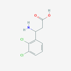 molecular formula C9H9Cl2NO2 B045175 3-氨基-3-(2,3-二氯苯基)丙酸 CAS No. 117391-56-7