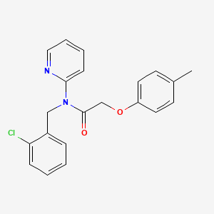 N-(2-chlorobenzyl)-2-(4-methylphenoxy)-N-2-pyridinylacetamide