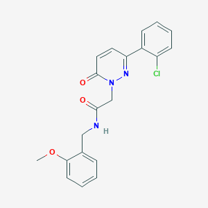 2-[3-(2-chlorophenyl)-6-oxo-1(6H)-pyridazinyl]-N-(2-methoxybenzyl)acetamide