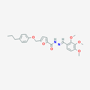 5-[(4-propylphenoxy)methyl]-N'-(2,3,4-trimethoxybenzylidene)-2-furohydrazide