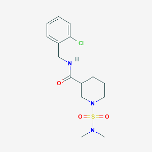 N-(2-chlorobenzyl)-1-[(dimethylamino)sulfonyl]-3-piperidinecarboxamide