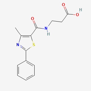 N-[(4-methyl-2-phenyl-1,3-thiazol-5-yl)carbonyl]-beta-alanine