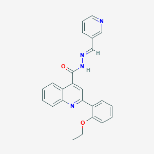 molecular formula C24H20N4O2 B451782 2-(2-ethoxyphenyl)-N'-(3-pyridinylmethylene)-4-quinolinecarbohydrazide 