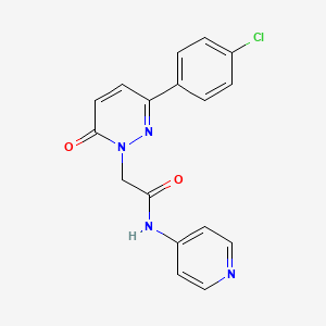 2-[3-(4-chlorophenyl)-6-oxo-1(6H)-pyridazinyl]-N-4-pyridinylacetamide