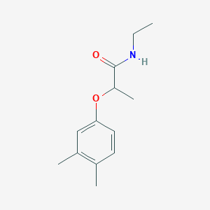 molecular formula C13H19NO2 B4517890 2-(3,4-二甲基苯氧基)-N-乙基丙酰胺 