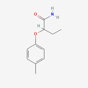 molecular formula C11H15NO2 B4517976 2-(4-甲基苯氧基)丁酰胺 