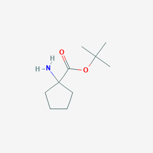 molecular formula C10H19NO2 B045180 叔丁基 1-氨基环戊烷-1-羧酸盐 CAS No. 120225-90-3