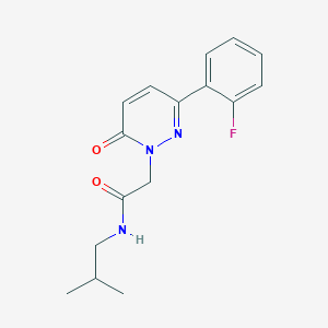 2-[3-(2-fluorophenyl)-6-oxo-1(6H)-pyridazinyl]-N-isobutylacetamide