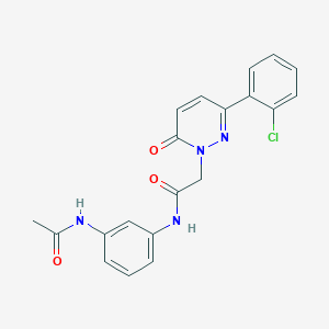 N-[3-(acetylamino)phenyl]-2-[3-(2-chlorophenyl)-6-oxo-1(6H)-pyridazinyl]acetamide