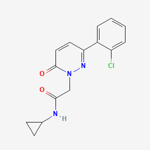 2-[3-(2-chlorophenyl)-6-oxo-1(6H)-pyridazinyl]-N-cyclopropylacetamide