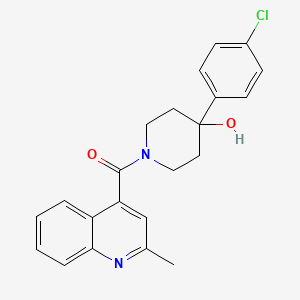 4-(4-chlorophenyl)-1-[(2-methyl-4-quinolinyl)carbonyl]-4-piperidinol