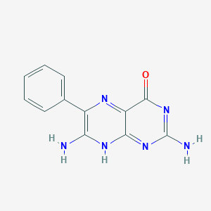 molecular formula C12H10N6O B045182 4-去胺-4-羟基曲美他嗪 CAS No. 19375-89-4