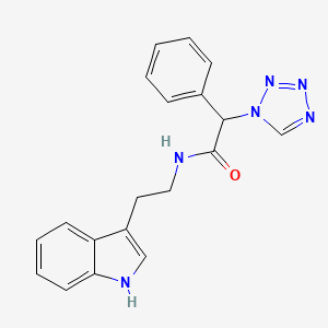 N-[2-(1H-indol-3-yl)ethyl]-2-phenyl-2-(1H-tetrazol-1-yl)acetamide