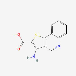 molecular formula C13H10N2O2S B4518282 methyl 3-aminothieno[3,2-c]quinoline-2-carboxylate 