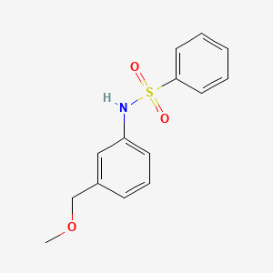 N-[3-(methoxymethyl)phenyl]benzenesulfonamide