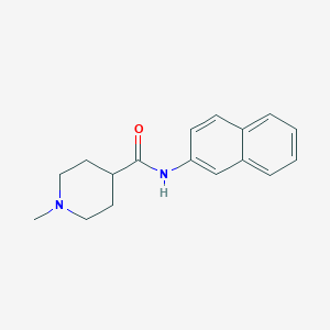 1-methyl-N-2-naphthyl-4-piperidinecarboxamide