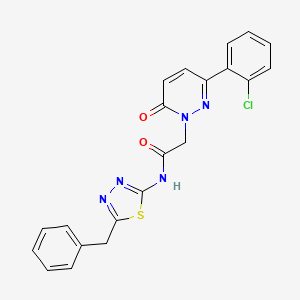 N-(5-benzyl-1,3,4-thiadiazol-2-yl)-2-[3-(2-chlorophenyl)-6-oxo-1(6H)-pyridazinyl]acetamide