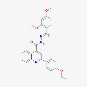 N'-(2,4-dimethoxybenzylidene)-2-(4-ethoxyphenyl)-4-quinolinecarbohydrazide