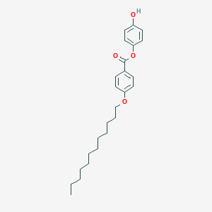 B045186 4-Hydroxyphenyl 4-(dodecyloxy)benzoate CAS No. 123436-82-8