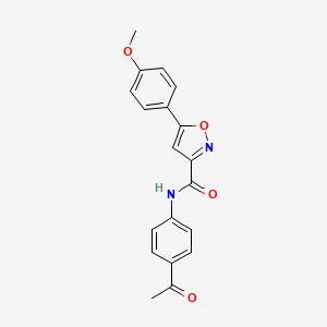 N-(4-acetylphenyl)-5-(4-methoxyphenyl)-1,2-oxazole-3-carboxamide